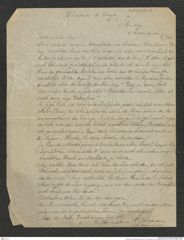 Nachlass Franz Steindachner, Brief von P. Jörgensen an Franz Steindachner (08.02.1908), Inv.Nr. 258.01, Seite 1